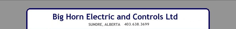 Big Horn Electric and Controls Ltd of Sundre Alberta. The Panel Shop is fully equipped for instrumentation. The yard area is designed to facilitate the fabrication of skid buildings, including the complete wiring and installation of Control Equipment.